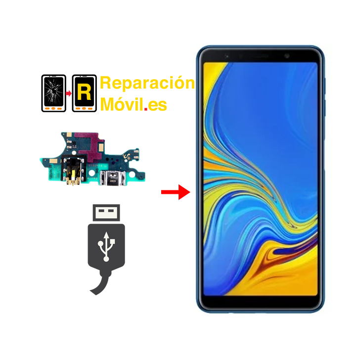 Cambiar Conector de Carga Samsung A7 2018 (A750FN)
