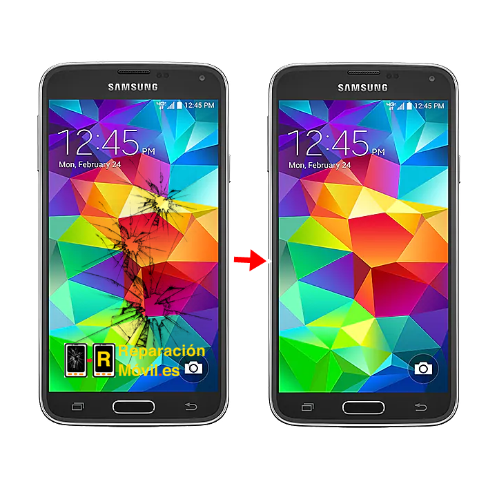 Cambiar Cristal Samsung S5