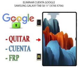 Eliminar Contraseña y Cuenta Google Samsung Galaxy Tab S8