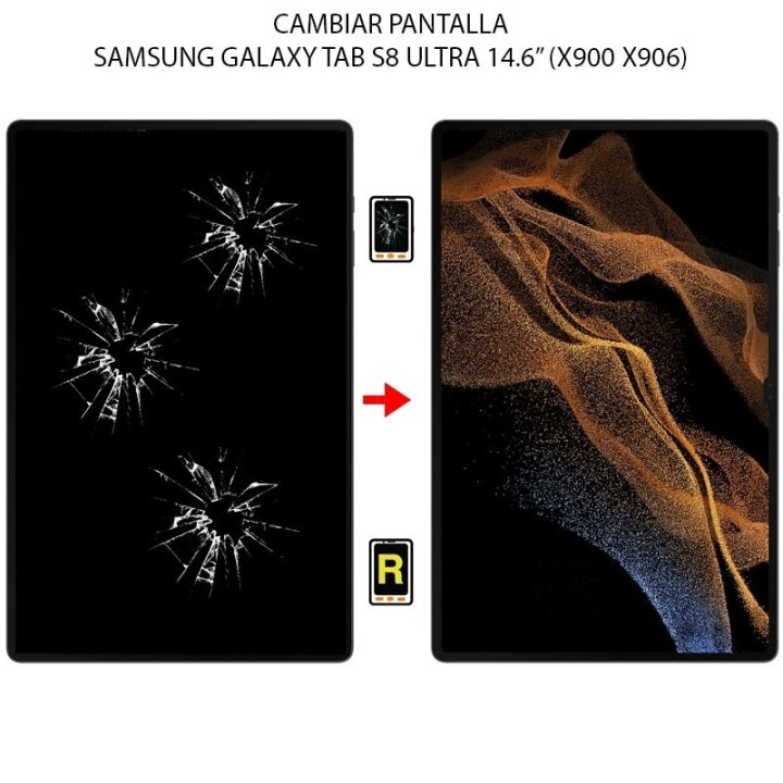 Cambiar Pantalla Samsung Galaxy Tab S8 Ultra