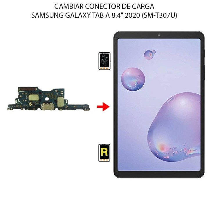 Cambiar Conector De Carga Samsung Galaxy Tab A 8.4 2020
