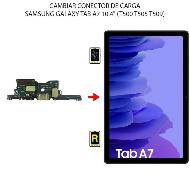 Cambiar Conector De Carga Samsung Galaxy Tab A7 10.4
