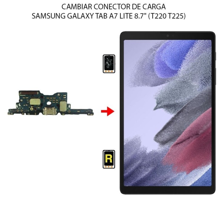 Cambiar Conector De Carga Samsung Galaxy Tab A7 Lite 8.7
