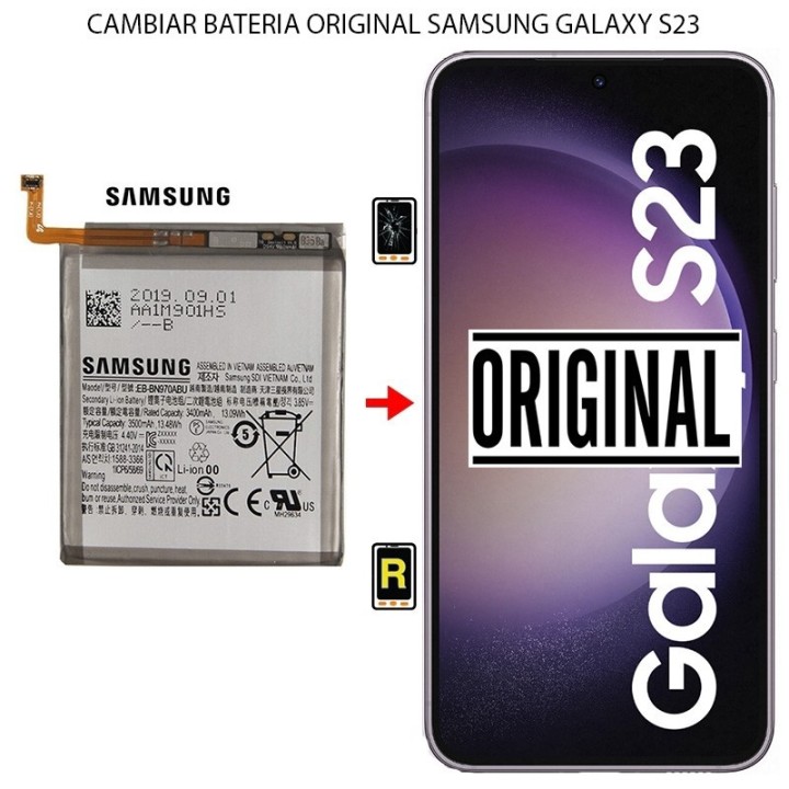 Cambiar Batería Samsung Galaxy S23 Original