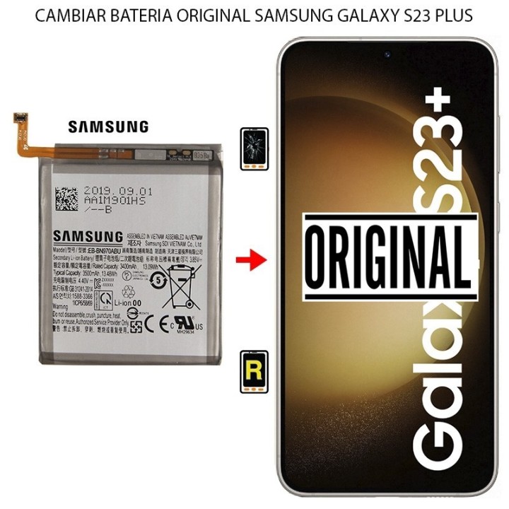 Cambiar Batería Samsung Galaxy S23 Plus Original