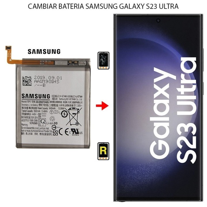 Cambiar Batería Samsung Galaxy S23 Ultra