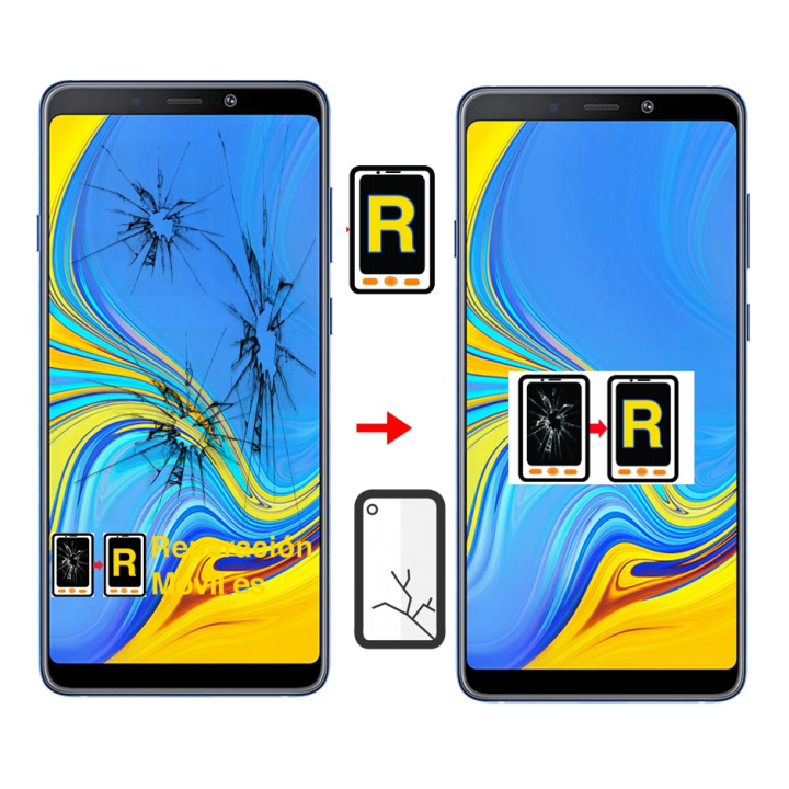 Cambiar Cristal de Pantalla Samsung a8 2018