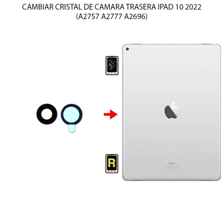 Cambiar Cristal Cámara Trasera iPad 10 2022