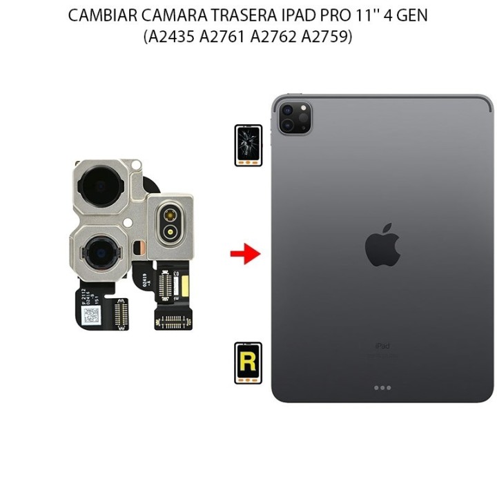 Cambiar Cámara Trasera iPad Pro 11 2022