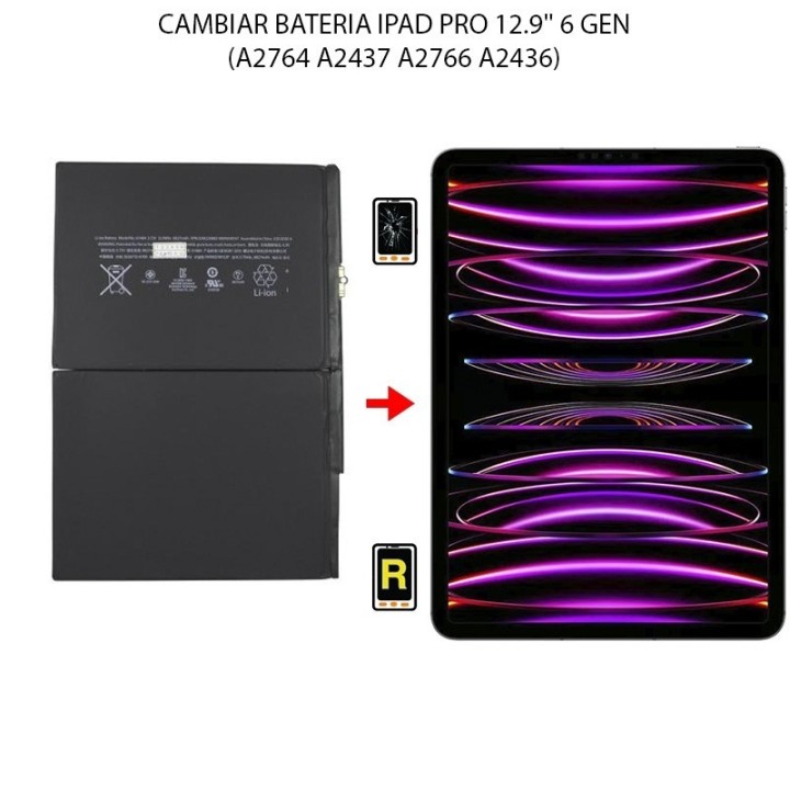 Cambiar Batería iPad Pro 12.9 2022