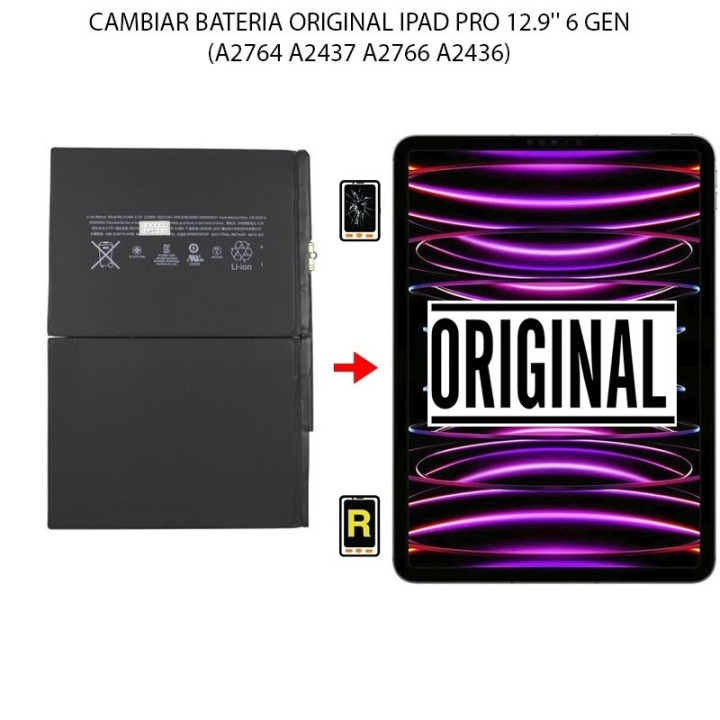 Cambiar Batería Original iPad Pro 12.9 2022