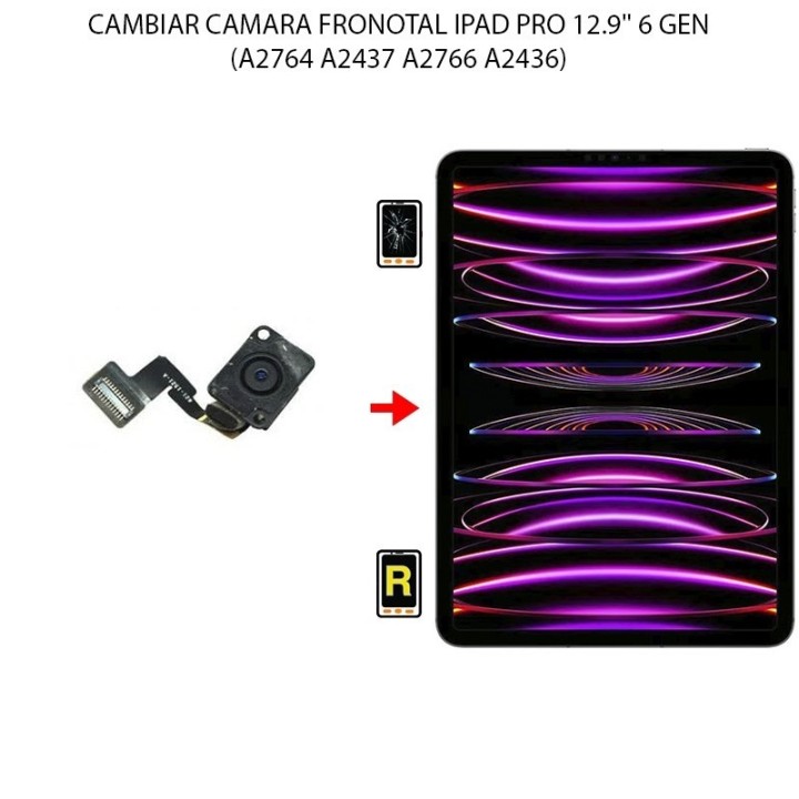 Cambiar Cámara Frontal iPad Pro 12.9 2022
