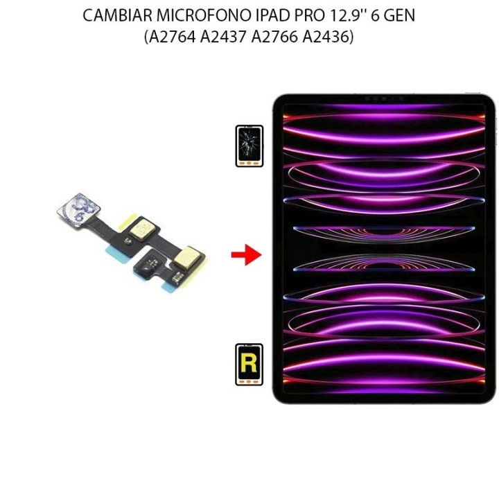 Cambiar Microfono iPad Pro 12.9 2022