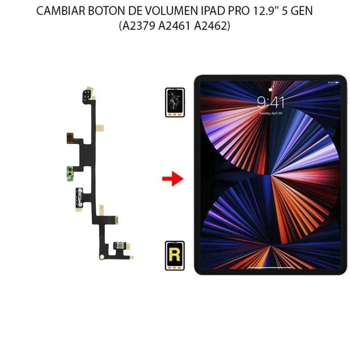 Cambiar Botón De Volumen iPad Pro 12.9 2021