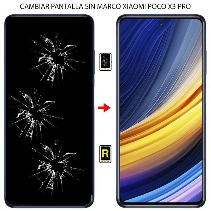 Cambiar Pantalla Xiaomi Poco X3 Pro Sin Marco Original