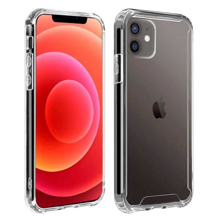 Funda Antigolpe iPhone 12 Gel Transparente