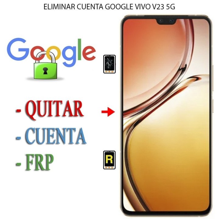 Eliminar Contraseña y Cuenta Google Vivo V23 5G