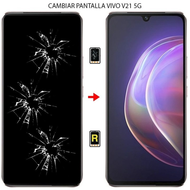 Cambiar Pantalla Vivo V21 5G