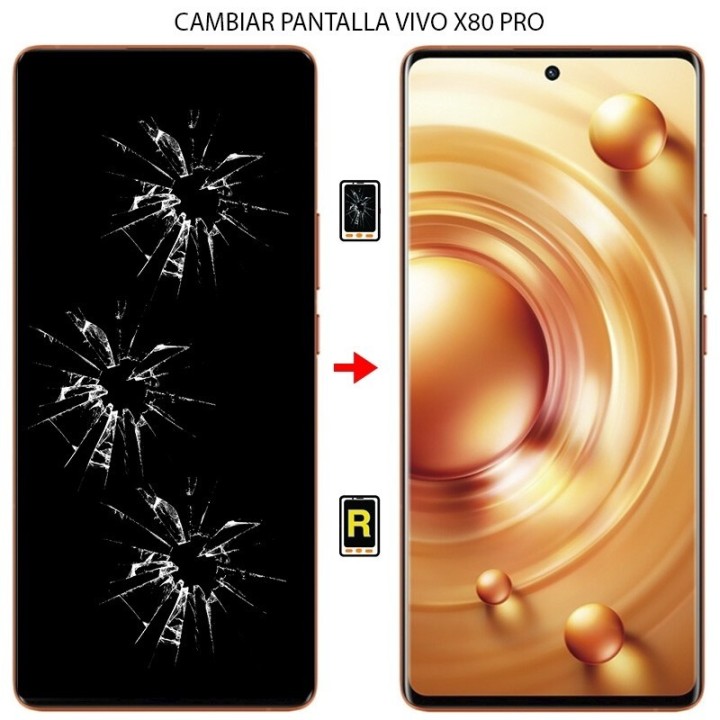 Cambiar Pantalla Vivo X80 Pro