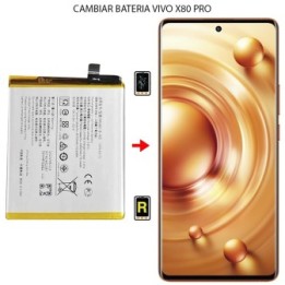 Cambiar Batería Vivo X80 Pro