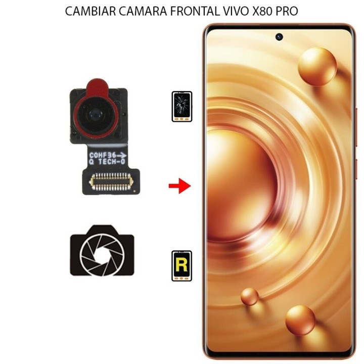 Cambiar Cámara Frontal Vivo X80 Pro