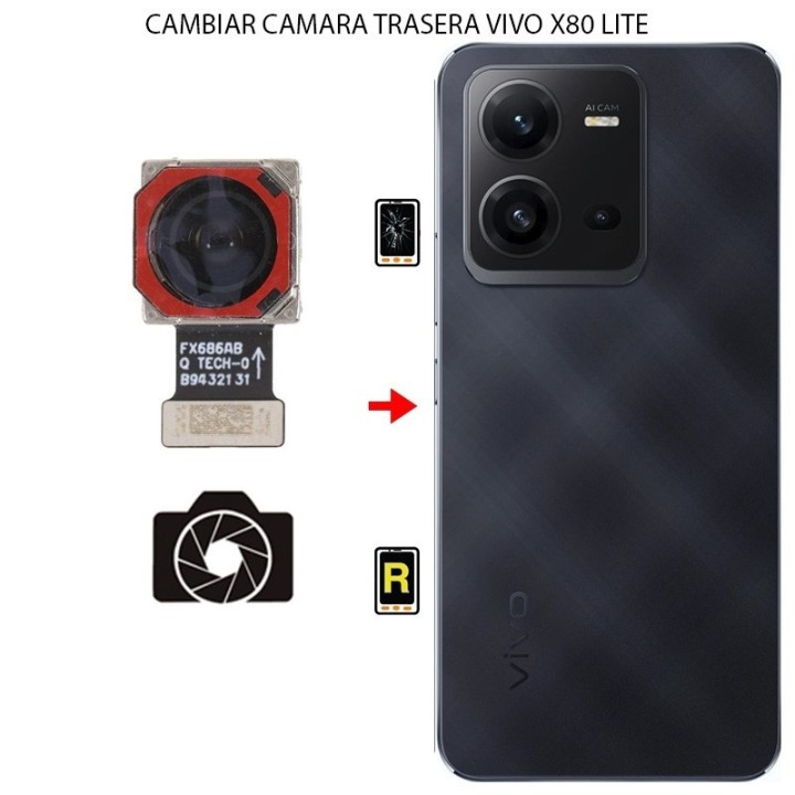 Cambiar Cámara Trasera Vivo X80 Lite