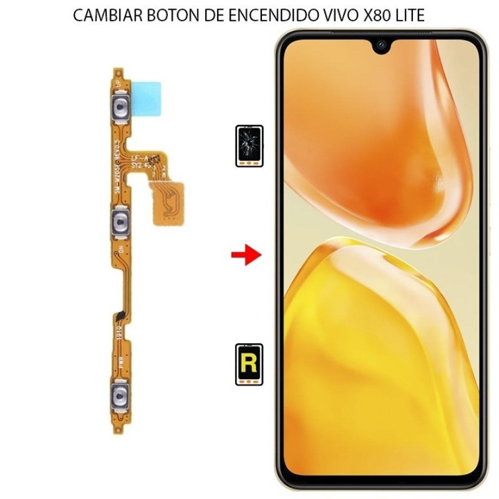 Cambiar Botón de Encendido Vivo X80 Lite