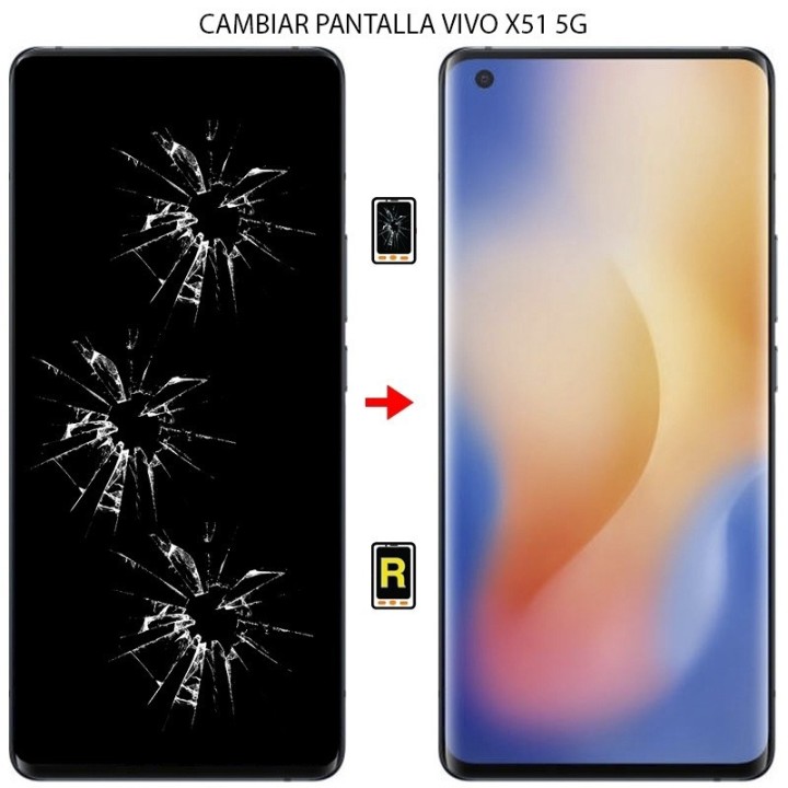 Cambiar Pantalla Vivo X51 5G