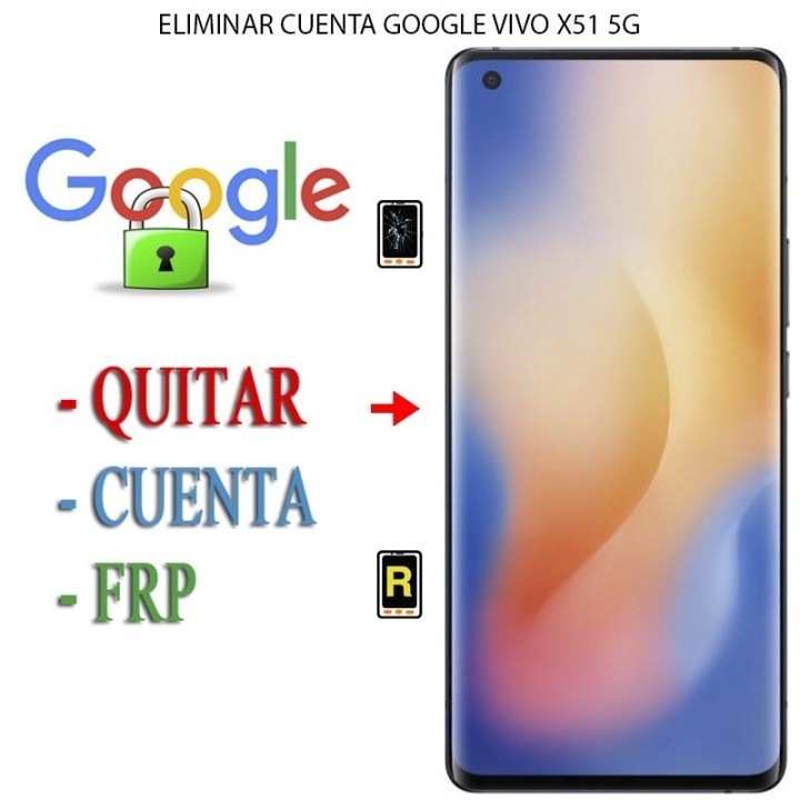 Eliminar Contraseña y Cuenta Google Vivo X51 5G