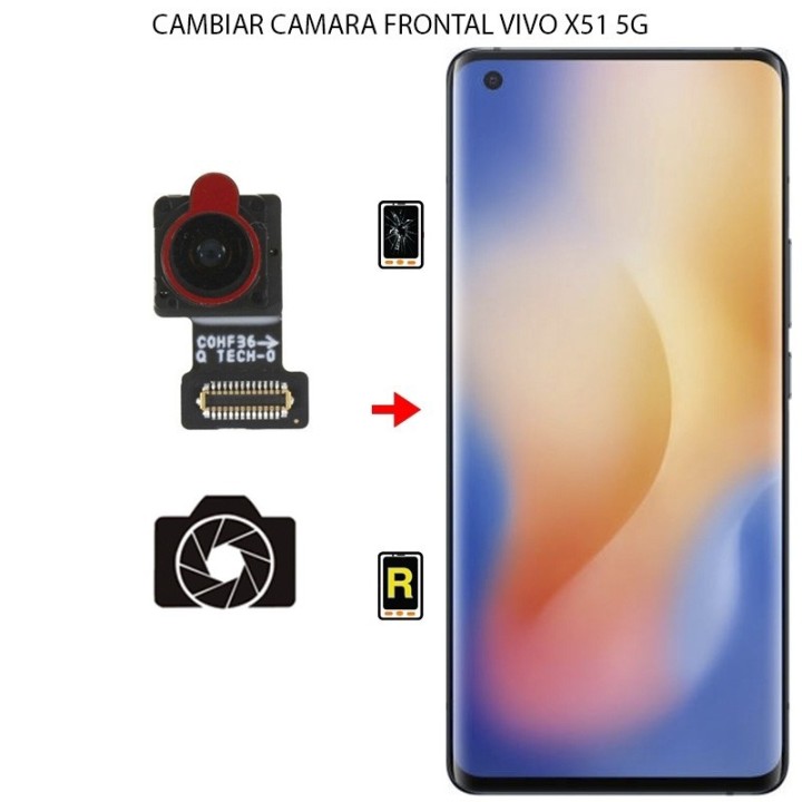Cambiar Cámara Frontal Vivo X51 5G