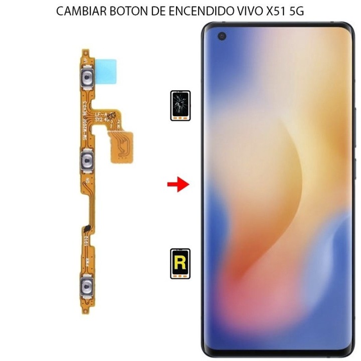 Cambiar Botón de Encendido Vivo X51 5G