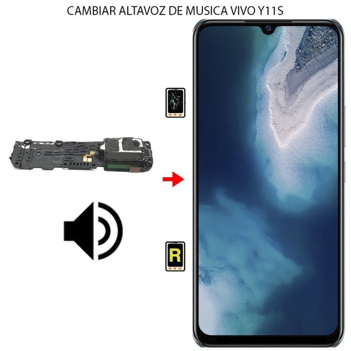Cambiar Altavoz de Música Vivo Y11s