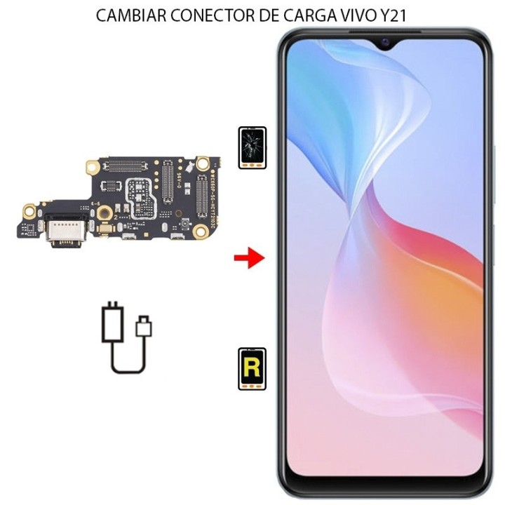 Cambiar Conector de Carga Vivo Y21