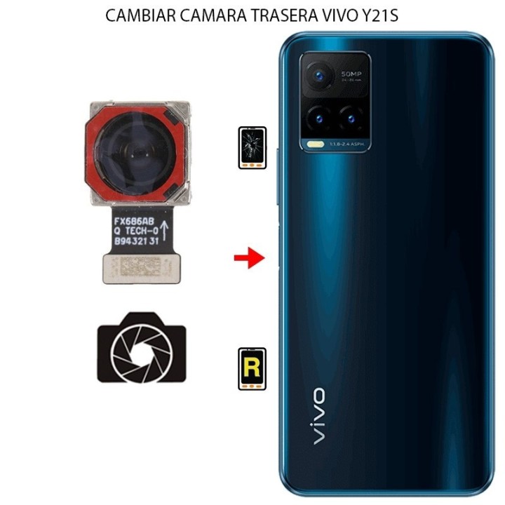 Cambiar Cámara Trasera Vivo Y21s