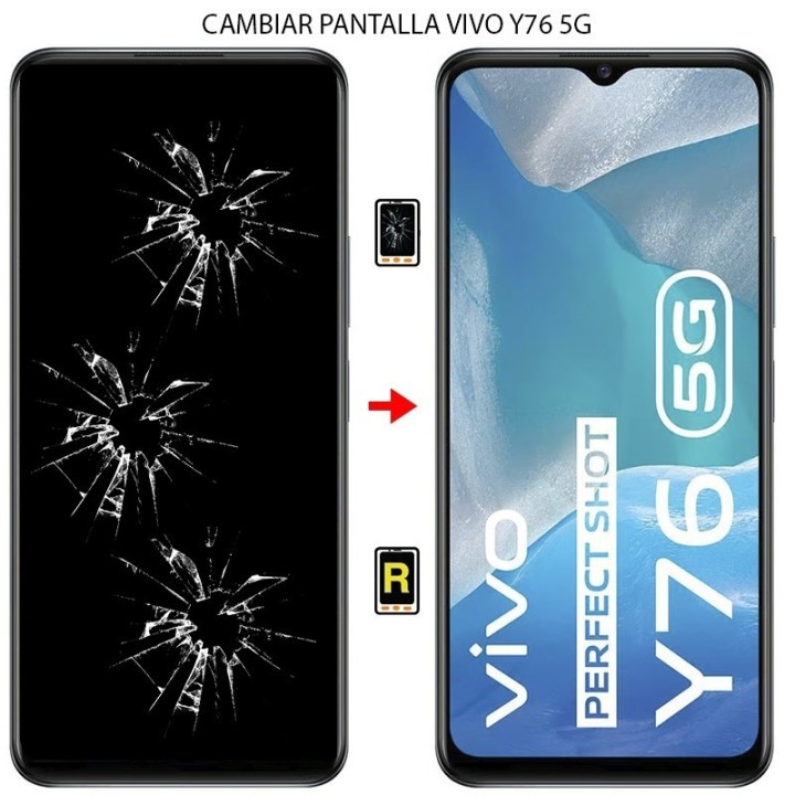 Cambiar Pantalla Vivo Y76 5G