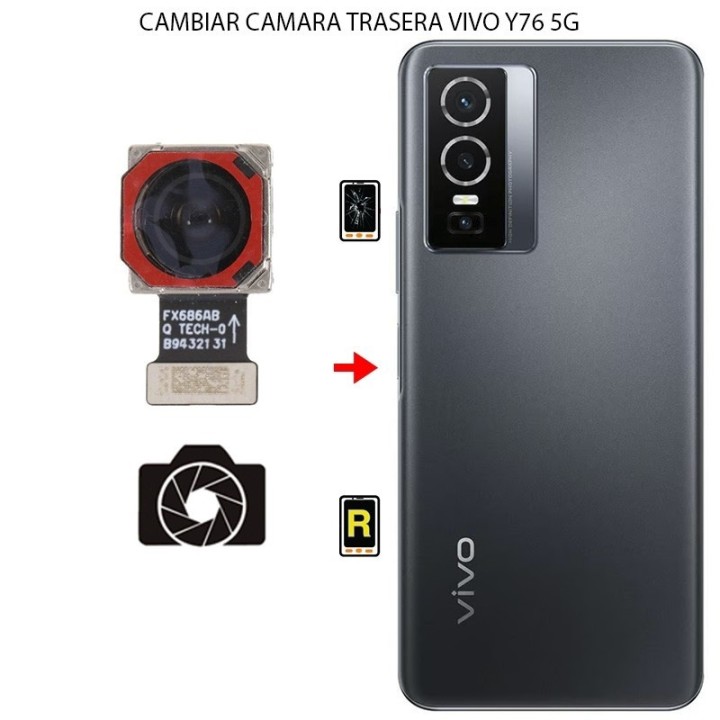 Cambiar Cámara Trasera Vivo Y76 5G