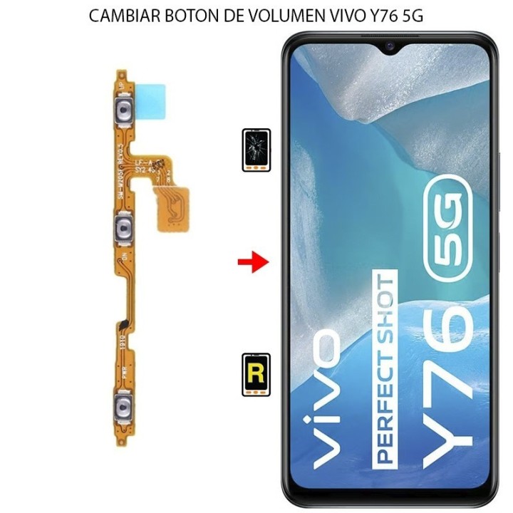 Cambiar Botón de Volumen Vivo Y76 5G