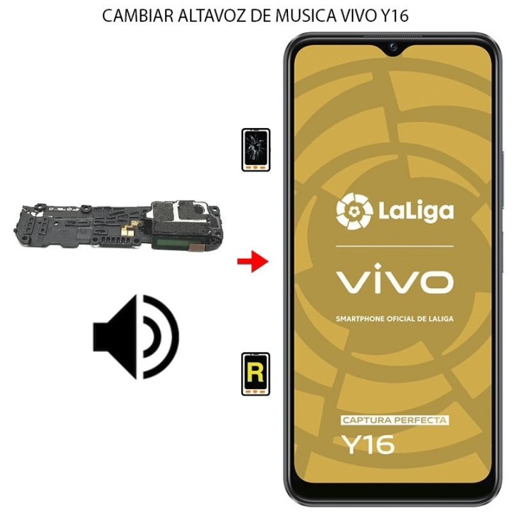 Cambiar Altavoz de Música Vivo Y16