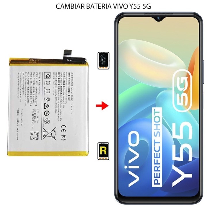 Cambiar Batería Vivo Y55 5G