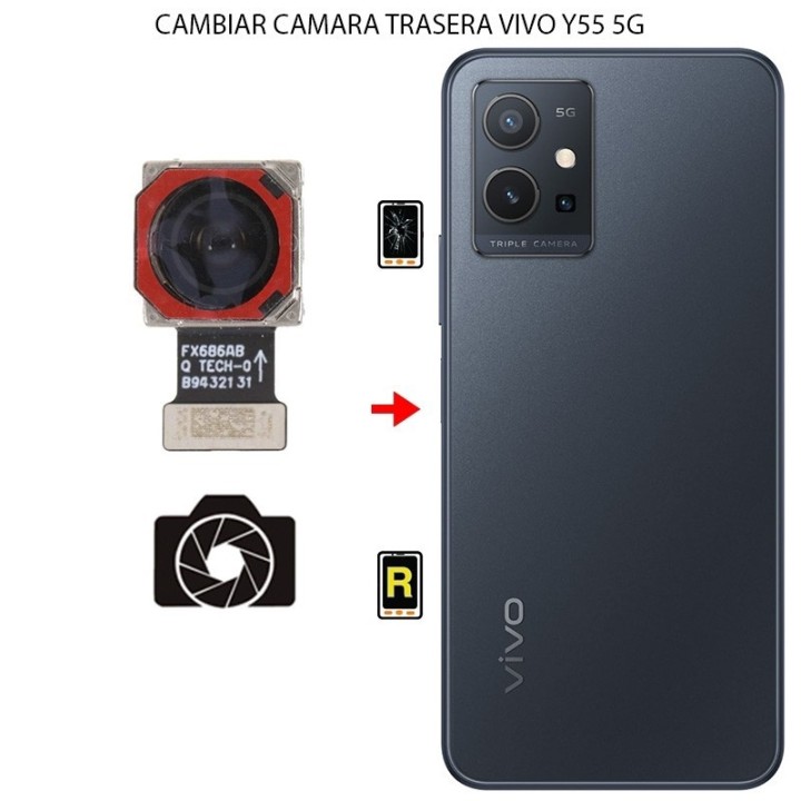 Cambiar Cámara Trasera Vivo Y55 5G