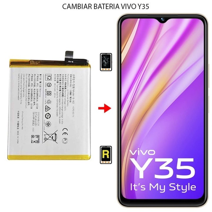 Cambiar Batería Vivo Y35