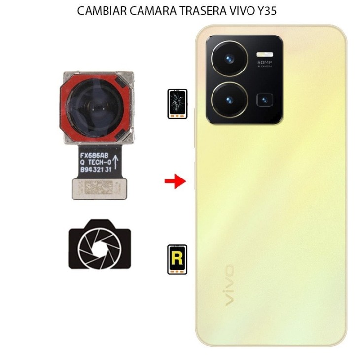 Cambiar Cámara Trasera Vivo Y35