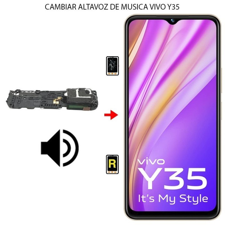Cambiar Altavoz de Música Vivo Y35