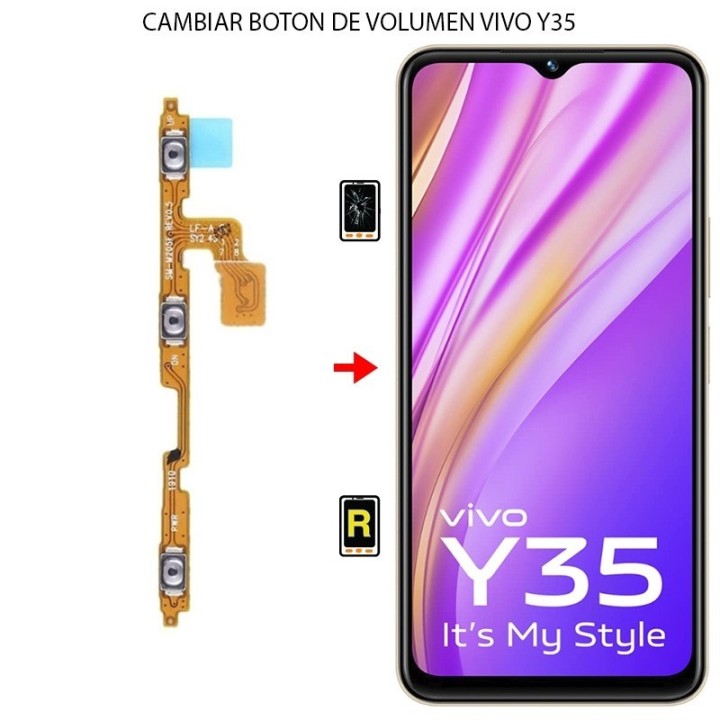 Cambiar Botón de Volumen Vivo Y35