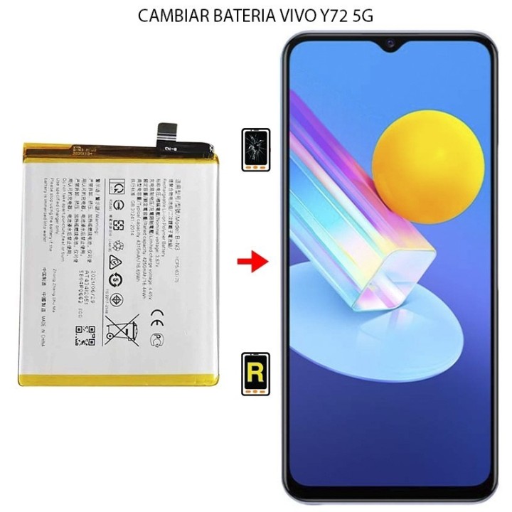 Cambiar Batería Vivo Y72 5G