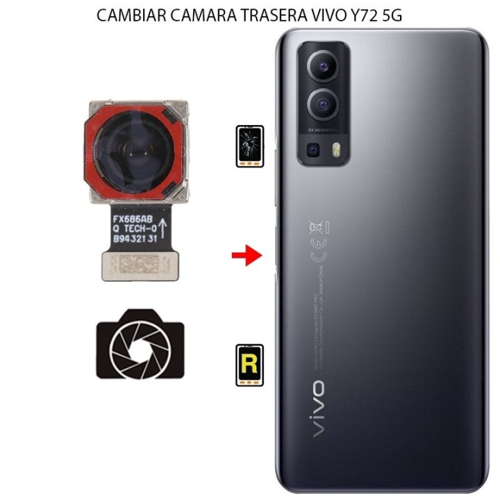 Cambiar Cámara Trasera Vivo Y72 5G