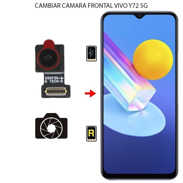 Cambiar Cámara Frontal Vivo Y72 5G