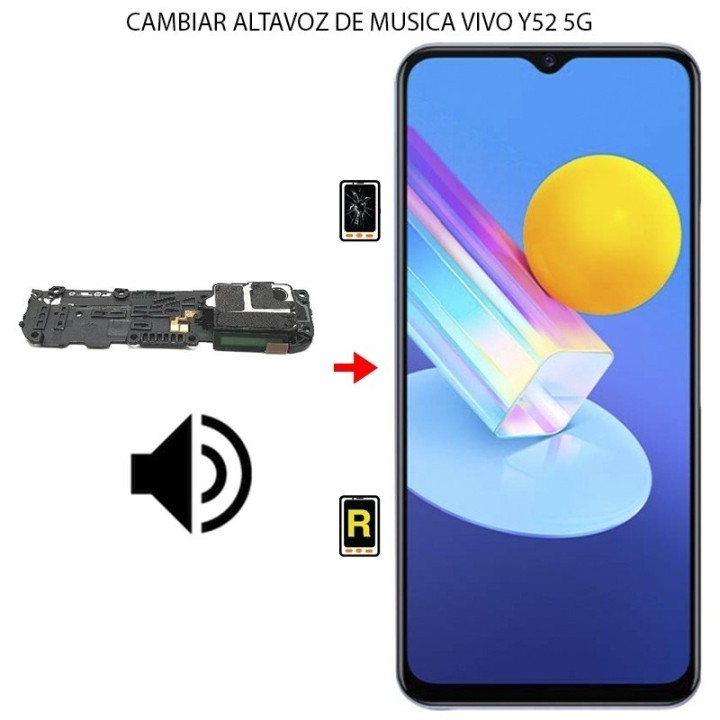 Cambiar Altavoz de Música Vivo Y52 5G