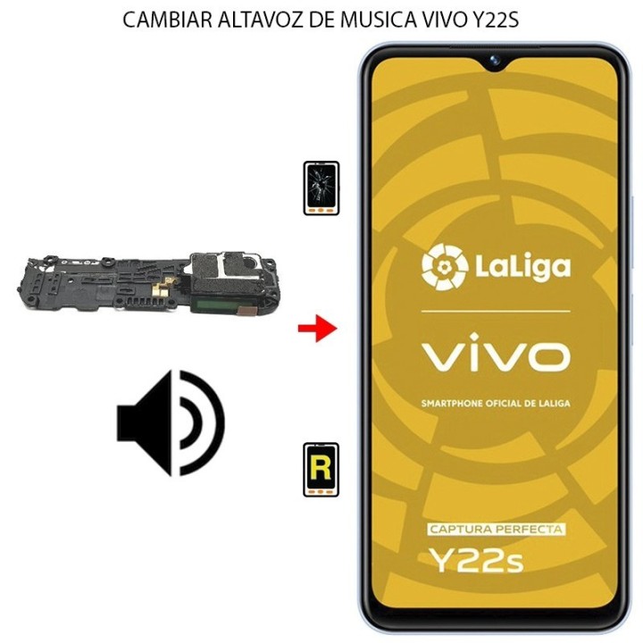 Cambiar Altavoz de Música Vivo Y22s
