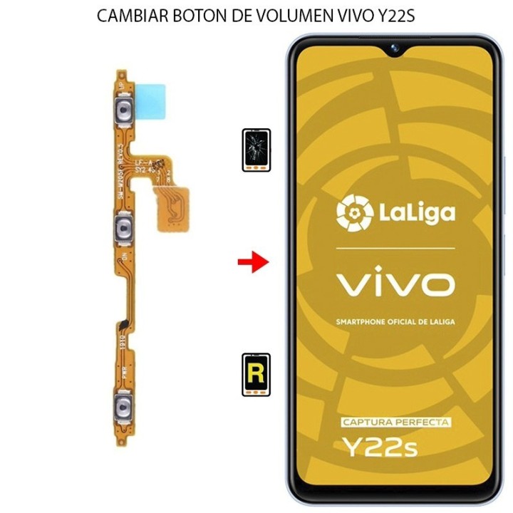 Cambiar Botón de Volumen Vivo Y22s